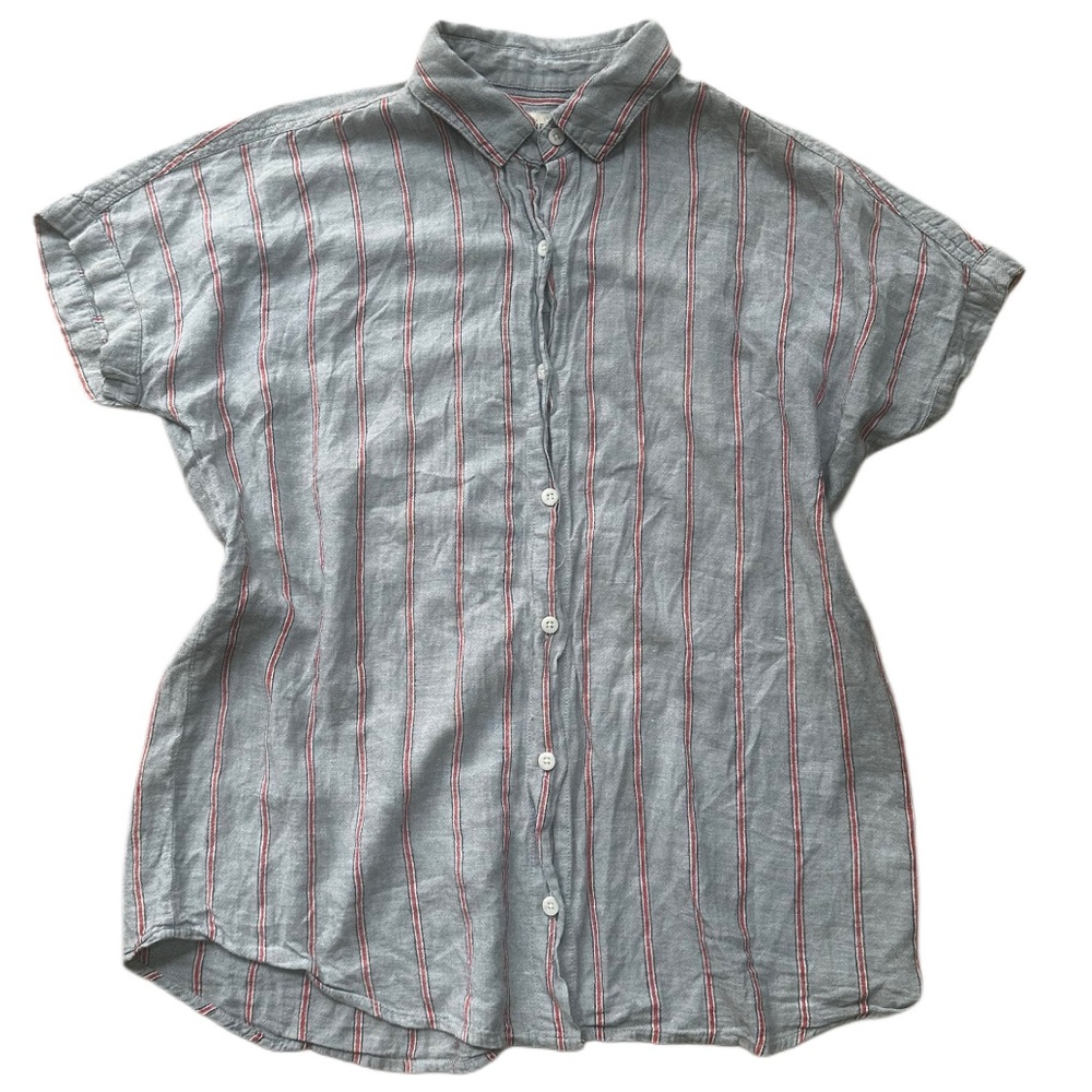 Marine Layer Linen blend top size m‎ box fit